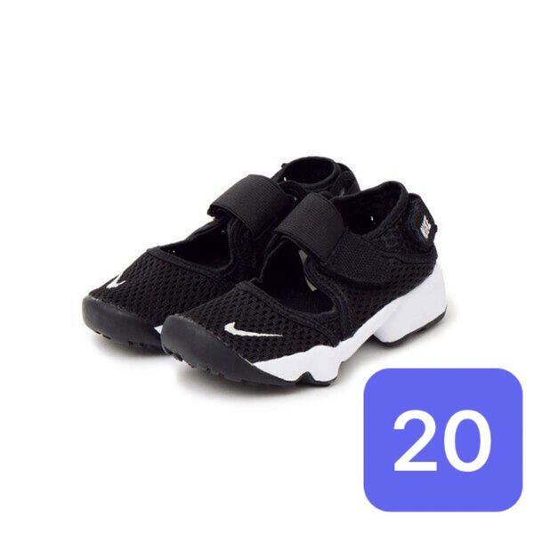 ナイキ NIKE RIFT エアリフト キッズ ブラック 20cm