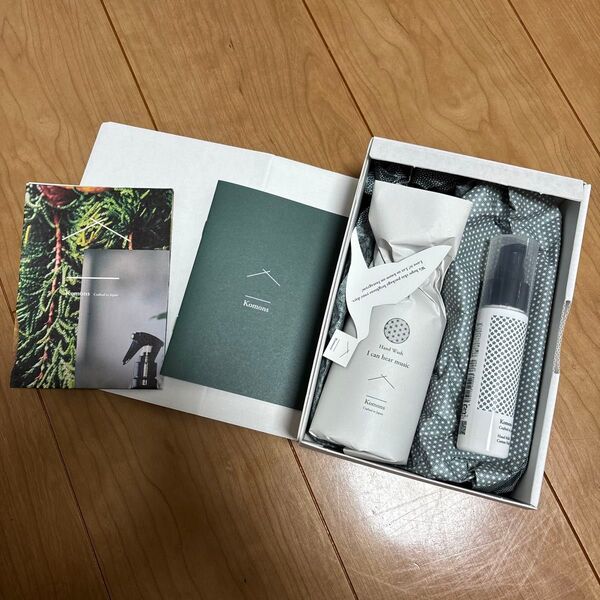 Komon ギフトセット ホワイトボックス ハンドソープ&ハンドミルクMini