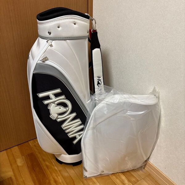HONMA ゴルフバッグ・キャディバッグ ホワイト・ブラック キャディバッグ