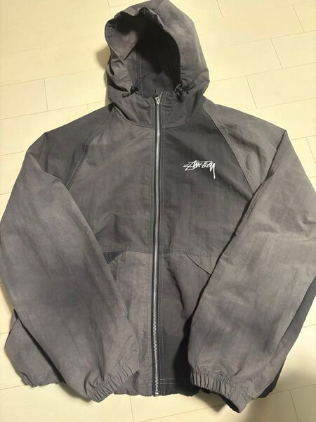 STUSSY ナイロンジャケット シェルジャケット黒ブラックMサイズ