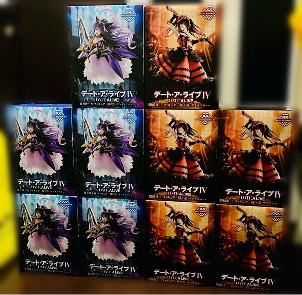 デート・ア・ライブIV/夜刀神十香 サンダルフォン・時崎狂三 ザフキエル/AMP+/フィギュア/10体セット/未開封
