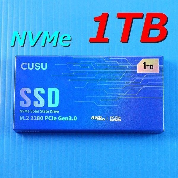 【SSD 1TB】CUSU CV3500Q PCIe3.0 NVMe M.2
