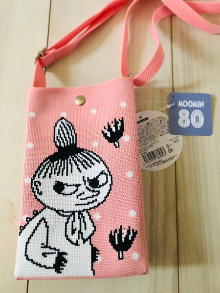 新品 ムーミンリトルミィ ニットショルダーバッグ