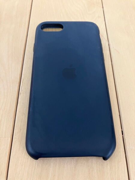 Apple iPhoneSE 純正シリコンケース ミッドナイト 中古 アップル アイフォン 第3世代 第2世代 8 7