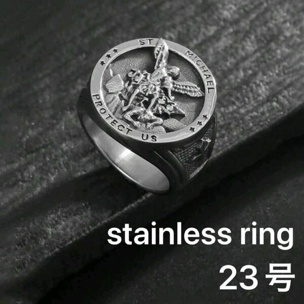 リング メンズ 指輪 メンズリング ステンレス stainless 23号 10