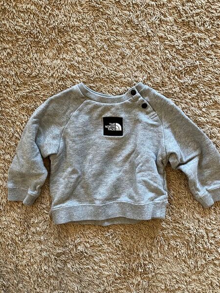 トレーナー スウェット ノースフェイス THE NORTH FACE キッズ トップス グレー