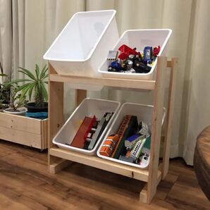 収納【2】おもちゃ箱 収納家具 ランドリーラック スタッキング