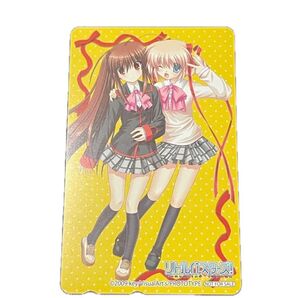 リトルバスターズ!Converted Edition アニメイト特典テレホンカード 棗 鈴 神北 小毬 テレカ 樋上いたる