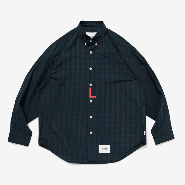 wtaps 25ss BD 03 LS COTTON BROADCLOTH. Size L
