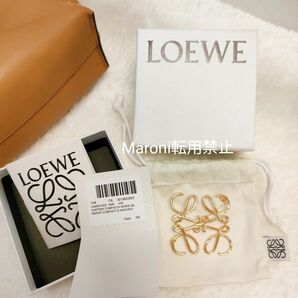 LOEWE ロエベ☆アナグラム ブローチ☆美品