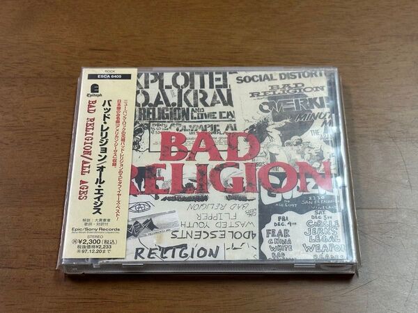 BAD RELIGIONの代表作「ALL AGES」 CD 帯付CD