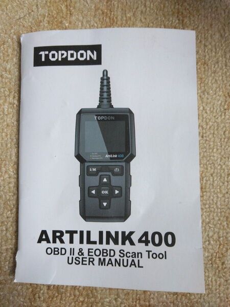 新品同様 TOPDON ArtliLink 400 OBD II スキャンツール