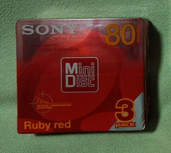 MD (Mini Disc) 80分 × 3 + DVD-RW × 1 未開封