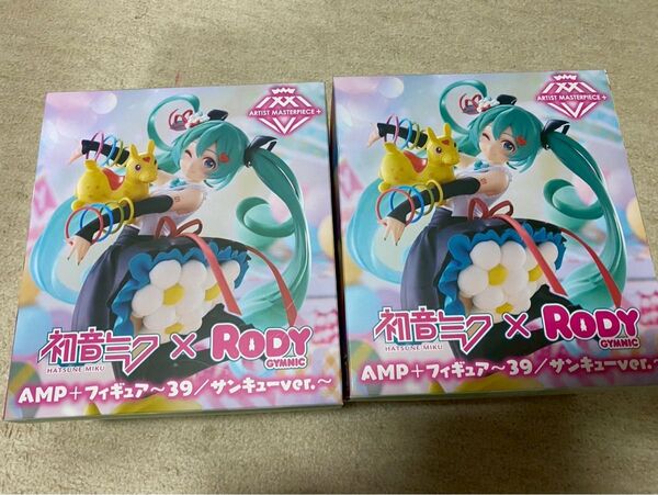 初音ミク×Rody AMP+フィギュア ~39/サンキューver. 2個セット