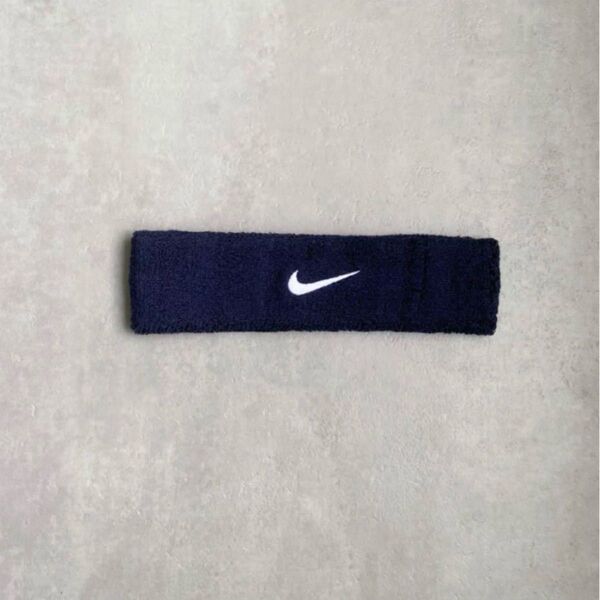 NIKE ナイキ スウッシュ ヘッドバンド ネイビー