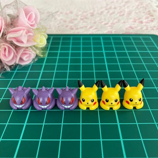 ピカチュウ ゲンガー ポケットモンスター ミニフィギュア ミニチュア