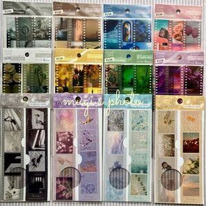 フィルム風シール 12種セット