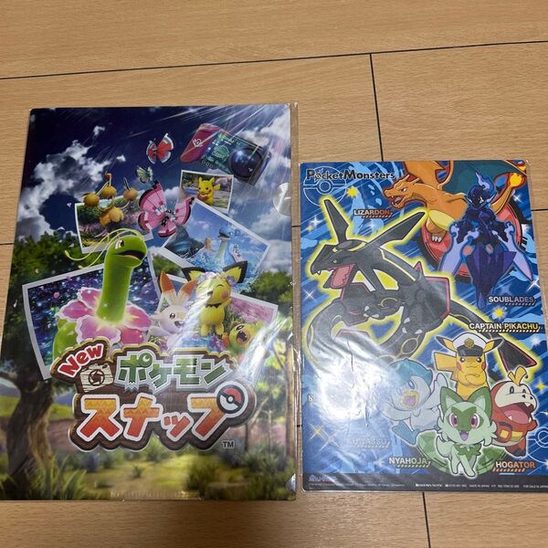 ポケモンファイルと下敷き