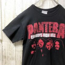 Hanes ヘインズ PANTERA パンテラ バンド Tシャツ Sサイズ ブラック 黒 両面プリント ヘビメタ ヘビーメタル_画像1