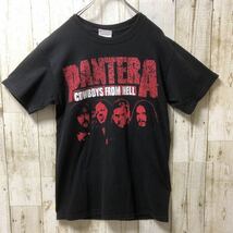 Hanes ヘインズ PANTERA パンテラ バンド Tシャツ Sサイズ ブラック 黒 両面プリント ヘビメタ ヘビーメタル_画像2