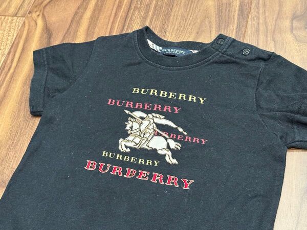 BURBERRY LONDON キッズ Tシャツ ブラック 90