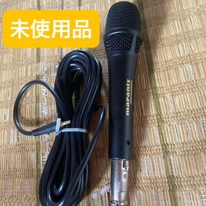 【 未使用品 】コンデンサーマイク マイクケーブル付き 定価3500円