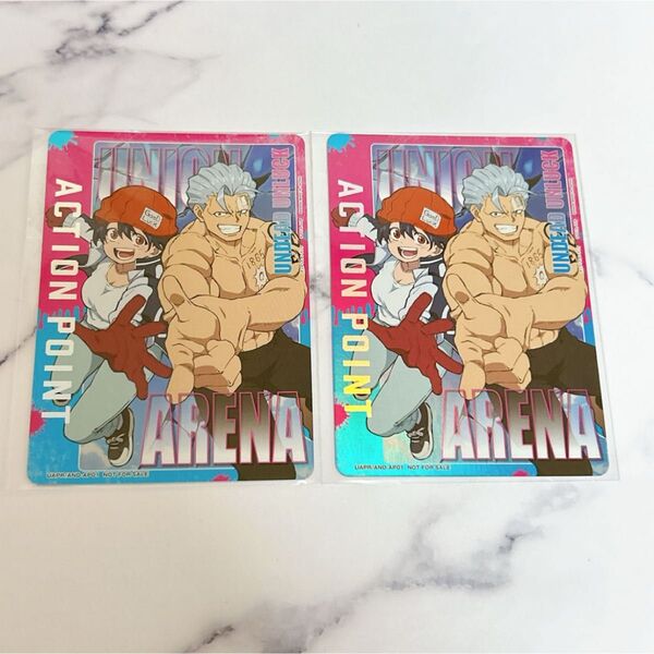最強ジャンプ 付録 ユニオンアリーナ アンデラ アニメ アンデッドアンラック APカード