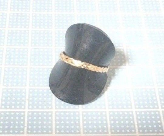 特別値下げ☆匿名配送☆新品ハンドメイド一点物 真鍮三つ編みリング13号