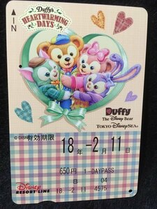 東京ディズニーリゾート　ディズニーリゾートライン　期間限定デザイン　フリーきっぷ　2017年度　ハートウォーミング・デイズ