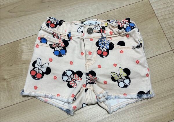 週末限定SALE babygap GAP ミニー ディズニー ショーパン 90 ショートパンツ パンツ