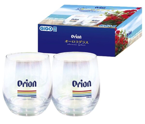 GiGO限定!Orion オリオンビール オーロラペアグラス2P
