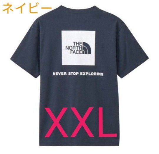 THE NORTH FACE ノースフェイス BACK SQUARE LOGO バックスクエアロゴ Tシャツ XXLサイズ