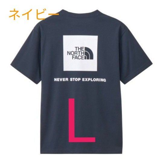 THE NORTH FACE ノースフェイス BACK SQUARE LOGO バックスクエアロゴ Tシャツ Lサイズ