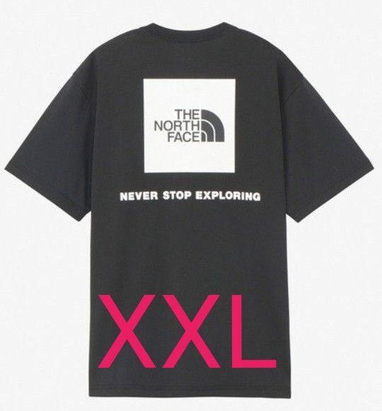 THE NORTH FACE ノースフェイス BACK SQUARE LOGO バックスクエアロゴ Tシャツ XXLサイズ