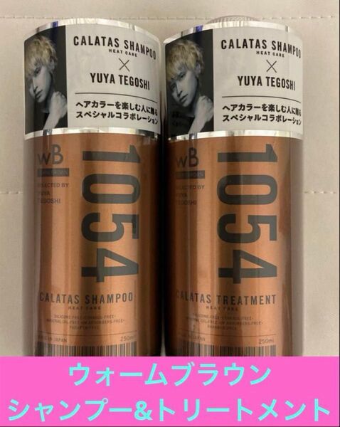カラタスシャンプー&トリートメントヒートケア1054 wB250mL×各1本