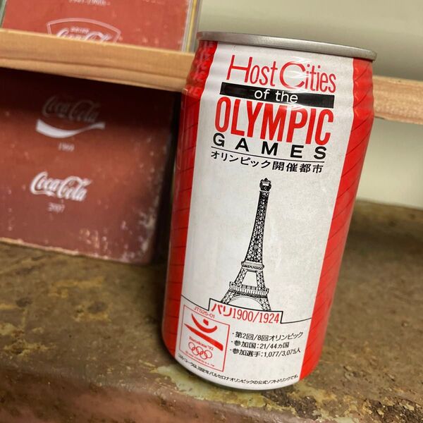 パリオリンピック缶 コカコーラ