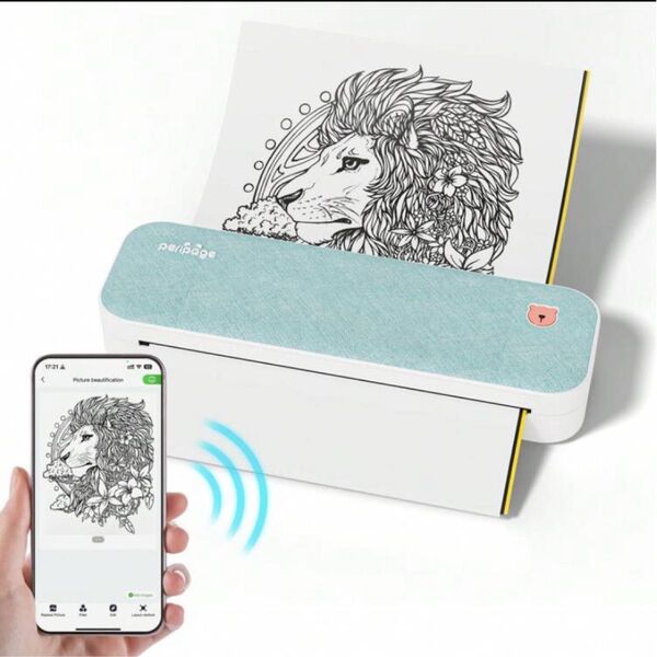 新品未開封 PeriPage A40 ワイヤレス ポータブルミニ プリンター