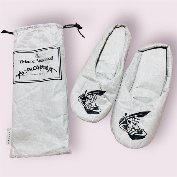 Vivienne Westwood Anglomania ルームシューズ グレー★ノベルティー ヴィヴィアン ウエストウッド☆