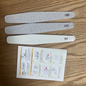 ネイルファイル ジェルオフ スポンジファイル 80/150/180