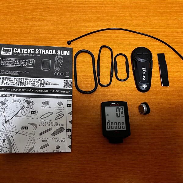 CATEYE サイクルコンピューターSTRADA SLIM CC-RD310W アナログワイヤレス