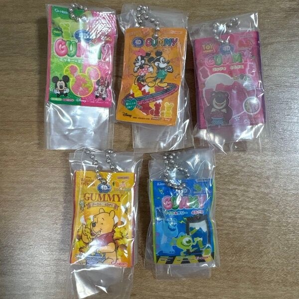 ディズニー&ピクサーキャラクター 4D GUMMY ミニチュアチャーム セミコンプリート セミコンプ