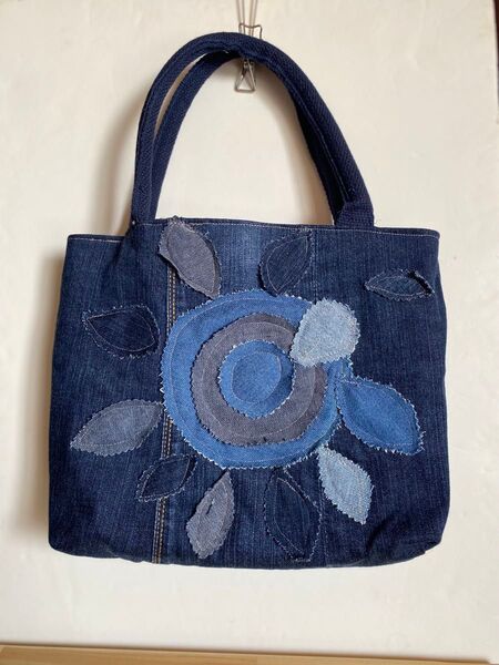 デニムリメイク トートバッグ ハンドメイド