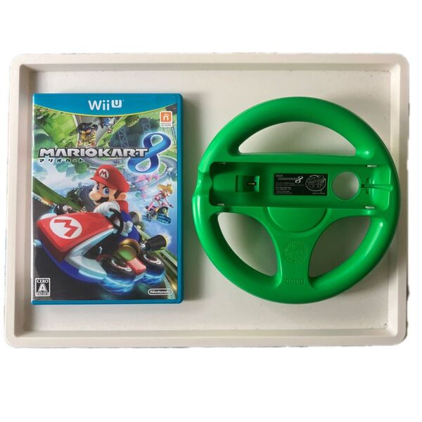 Wii U マリオカート8 HORI Wiiハンドル ルイージカラー セット