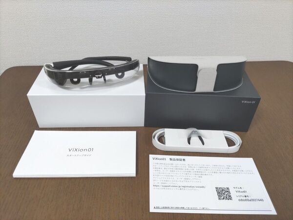 【美品】オートフォーカスアイウェアvixion01 ブラック ※保証書付き