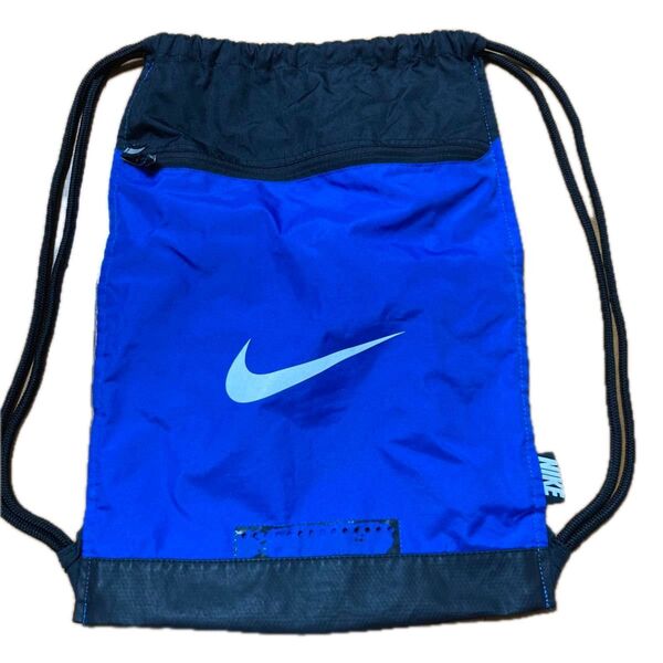 NIKE ナイキ 巾着袋 ナップサック ブルー ブラック