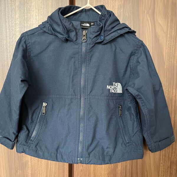 THE NORTH FACE キッズ ナイロンジャケット ネイビー 80