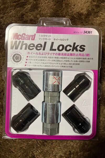 送料無料!新品未使用 マックガード ブラック M14x1.5 テーパー 34361 レクサス LS ランドクルーザー等