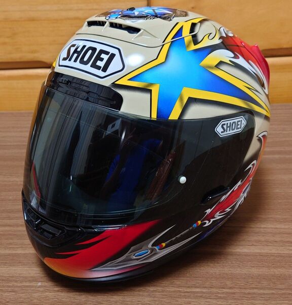 内装OK SHOEI X-Eleven Norick TC-1 Mサイズ ノリックレプリカ 阿部典史