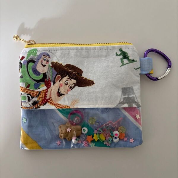 シャカシャカ ティッシュポーチ トイストーリー ハンドメイド ファスナーポーチ