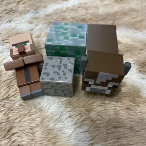 マインクラフト 鉱石ブロック 牛 村人 エメラルド